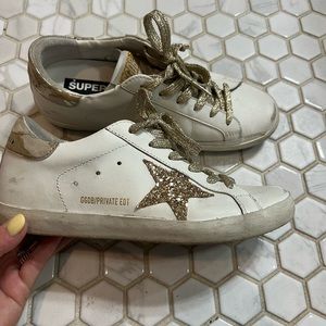 EUC Golden Goose SuperStars size 37